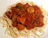 A picture of step 4 of Loaded Veggie Spaghetti.