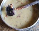 A picture of step 1 of Dal palak.