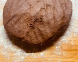 Fekete fehér tekert keksz recept fázis 3 fotója