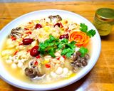 鵝油湯上鮮貝娃娃菜（創意料理）的食譜步驟5照片