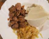 A picture of step 8 of Maini and firigisi stew.