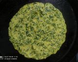 A picture of step 3 of Spinach Chilla(Palak).