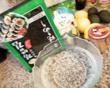 Une image de l'étape 1 de Sushis au thon moutarde piment habanero.