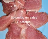 Foto del paso 4 de la receta: Solomillo de cerdo con salsa y patatas fritas