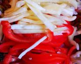 Lecsós penne recept fázis 1 fotója