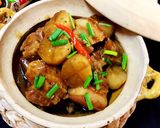 Hình bước làm 3 của món Thịt Ba Rọi Kho Củ Cải Nước Tương