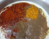 A picture of step 2 of Egg pakora kadhi.