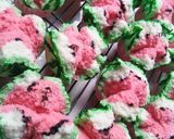 Foto langkah ke 14 dari resep Bolu kukus semangka🍉.