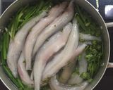 Hình bước làm 3 của món Canh cá khoai nấu tần ô