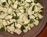 Foto del paso 1 de la receta: Guiso de zapallo italiano confitado