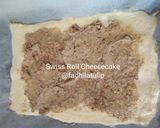 Foto langkah ke 6 dari resep Swiss roll cheesecake (gluten-free & 2 telur).