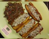 A picture of step 1 of Plantain with scrambled egg.