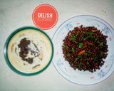 A picture of step 4 of Pigeon pea porridge (Fio Fio) & Tamarind pap (Tamba).