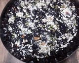 A picture of step 5 of Beetroot burfi.