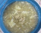 A picture of step 2 of Chicken corn soup.
