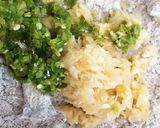 A picture of step 4 of Urad Puri vada.