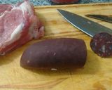 Foto del paso 1 de la receta: Hamburguesas de cerdo y morcilla