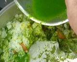 A picture of step 5 of Palak Khichdi.