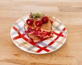Palacsintatésztás szórt meggyes recept fázis 2 fotója