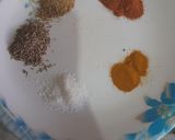 A picture of step 2 of Haleem Parathe.