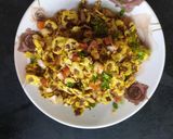 A picture of step 5 of Chana jor chaat.