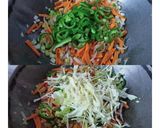 A picture of step 2 of Vegetable Hakka Noodles.