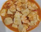 Foto langkah ke 8 dari resep Udang Tahu Kuah Pedas.