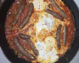 Une image de l'étape 5 de Ojja merguez recette tunisienne.
