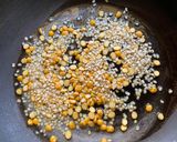 A picture of step 2 of Foxtail Millet Upma with Coconut Chutney.