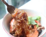 รูปขั้นตอนการทำที่ 7 ของ กุ้งอบวุ้นเส้น