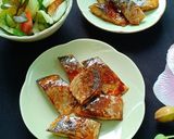 Hình bước làm 3 của món SABA NO TERIYAKI (Cá Saba dấm áp chảo với sốt Teriyaki)