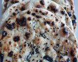 A picture of step 7 of Garlic tandoori roti on tava.