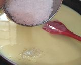 A picture of step 3 of Kesar Mango milk custard.