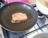 A picture of step 5 of Left over cake French toast.