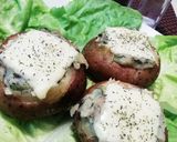 Foto del paso 7 de la receta: Papas 🥔 gratinadas 🧀 rellenas de acelgas ¡¡¡Al horno!!! 😍