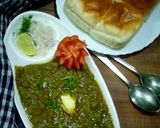 A picture of step 7 of Hariyali Pav Bhaji.