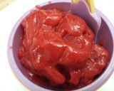 A picture of step 2 of Strawberry ice cream.