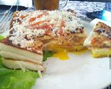 Foto langkah ke 8 dari resep Roti Telur Sosis Keju (RTSK) #Telur3in1.