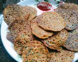 व्हेजिटेबल हेल्दी उत्तपम (vegetable uttapam recipe in marathi) रेसिपी स्टेप 5 फोटो 