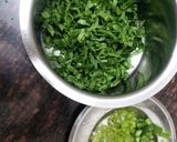 A picture of step 1 of Spinach Capsicum cheese Sandwich (brown bread) (jain/regular).
