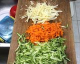 Foto del paso 1 de la receta: Croquetas de zucchini y zanahoria 🥕😍