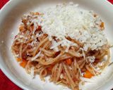Foto langkah ke 4 dari resep Spagheti kornet saus barbeque.
