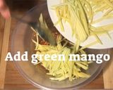 A picture of step 4 of Gluten free Deep Fried Snapper with Green Mango Salad.