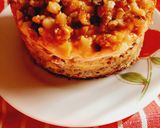 Pas rețetă Prăjitură cu crema de vanilie, mere și nuci caramelizate 2 fotografie