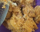 A picture of step 7 of Yam balls and egg into egg.