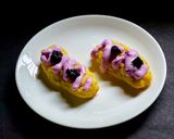 A picture of step 5 of Jamun Eclairs.