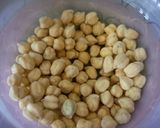 A picture of step 1 of Chole Bhature.