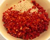 Foto del paso 2 de la receta: Ensalada de pimientos coloridos y granizo