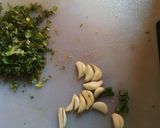 A picture of step 3 of Red saag.