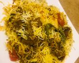 A picture of step 11 of Mutton Biryani.